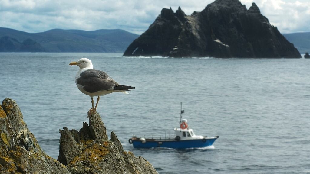 Tourism Ireland is looking to capitalise on the growing market for “screen tourism”, such as attracting Star Wars fans to the Skelligs. Photograph: Caspar Diederik/Failte Ireland