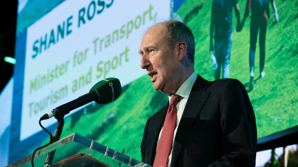 Minister for Tourism, Shane Ross unveilling the Failte Ireland, 2020 Plans
