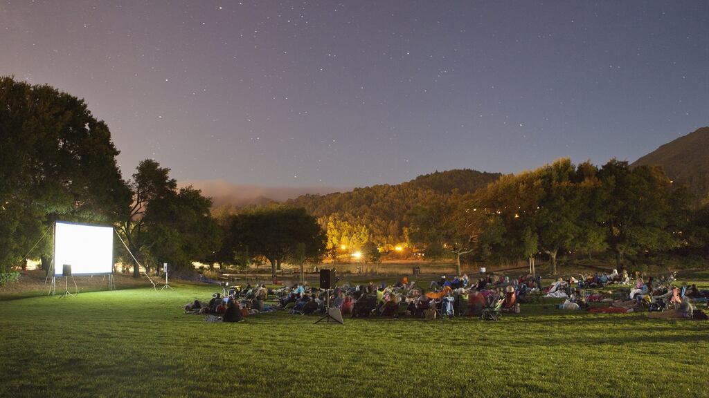The film Time Changes Everything will be shown at an open-air cinema in Dublin’s Merrion Square on Saturday. Stock photograph: Getty Images