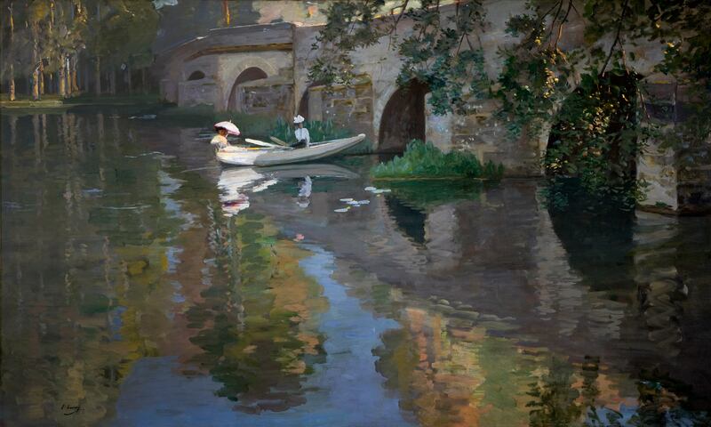 John Lavery: The Bridge at Grès (1901). Photograph: National Museums, NI Ulster Museum Collection
