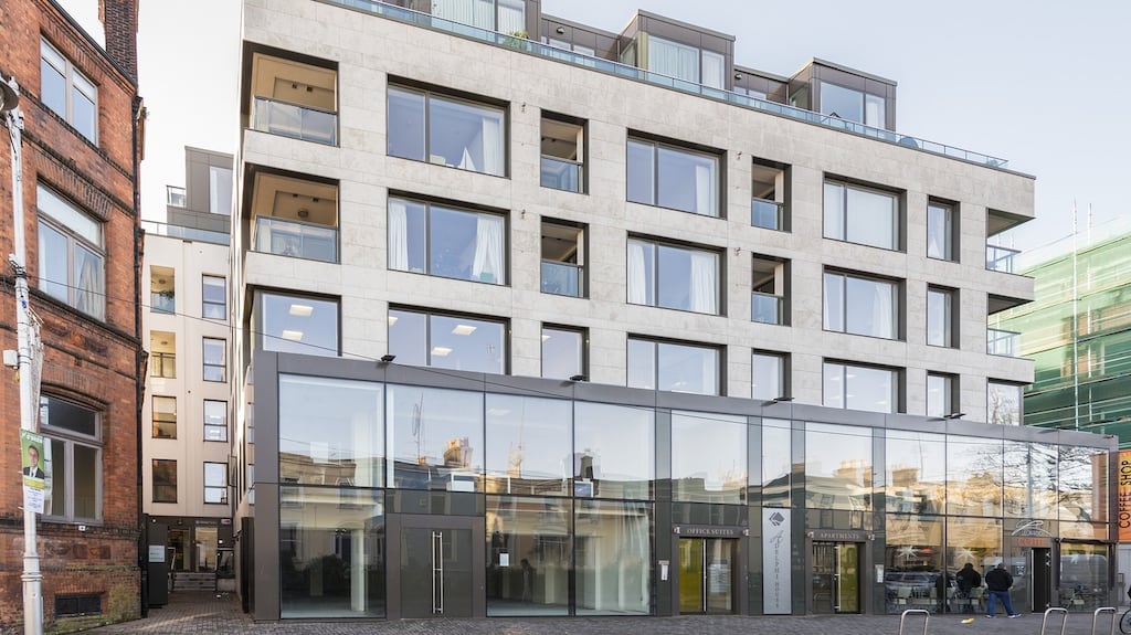 Adelphi House in Dún Laoghaire: the nine suites range in size from 117-320sq m and come with 12 basement car parking spaces