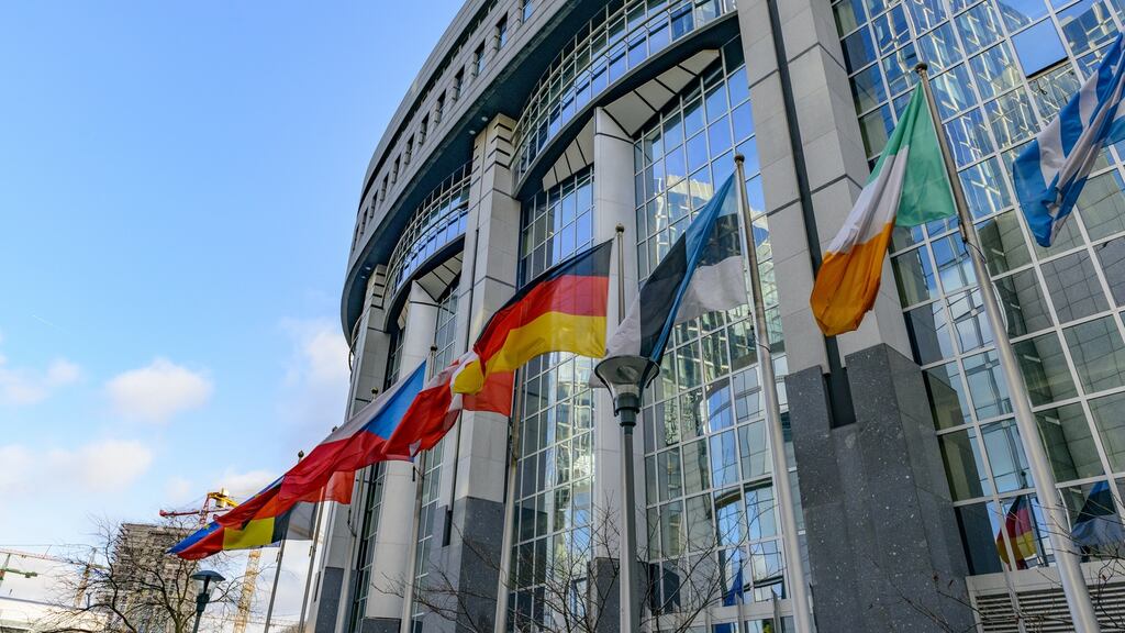 European Parliament: The real hubs for Irish-language jobs in the EU are of course Brussels and Luxembourg. File photograph: Getty