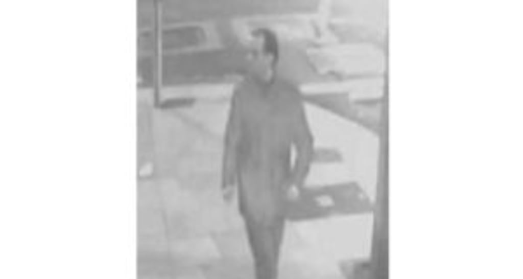 A CCTV image of the suspect in the stabbing of Dublin footballer Jonny Cooper