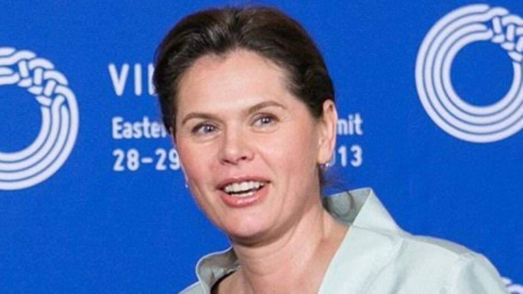 Slovenian prime minister Alenka Bratusek, whose government has pledged to avoid seeking official help from EU and IMF. Photograph: EPA/Andrius Ufartas