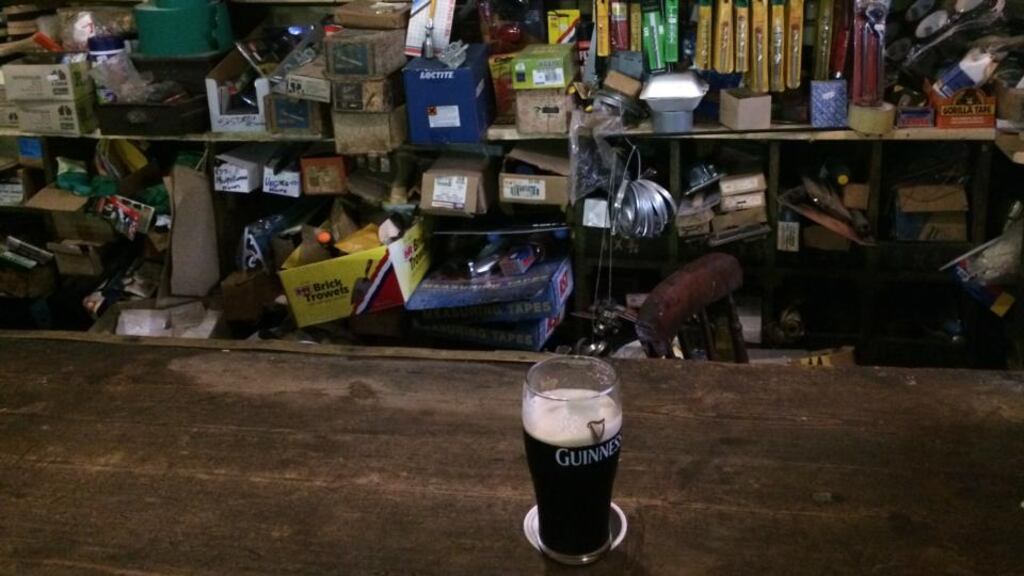 “I stopped into Foxy John’s one night and had a pint while sitting at the hardware counter.”