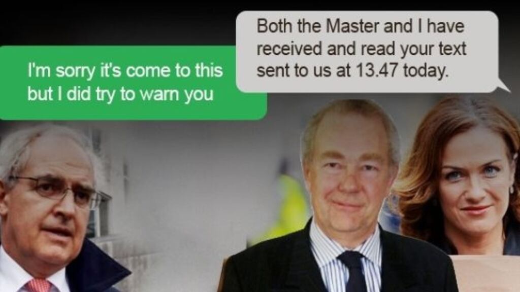 ‘The most intriguing thing about the row was that it all played out in the medium preferred by teenagers and 20 somethings - phone messaging’