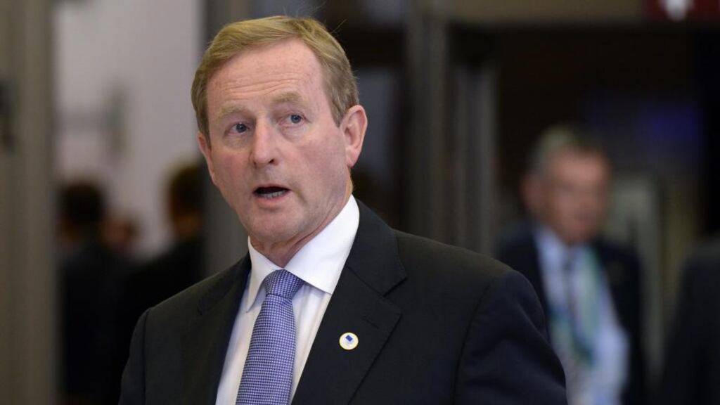 Taoiseach Enda Kenny. His contribution to the debate has can be summed up as : “If we can do it, so can you.” Photograph: Thierry Charlier/AFP/Getty Images