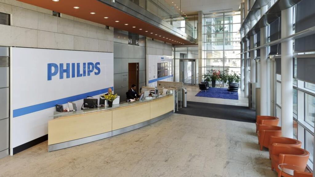 Philips this morning announced plans to return €1.5 billion to shareholders. Photo: Bloomberg