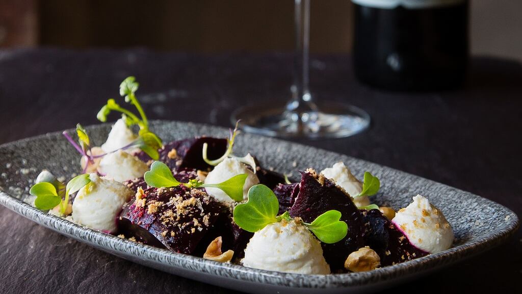 A small plate served at Tartare in Galway. Photograph: Anita Murphy 2018