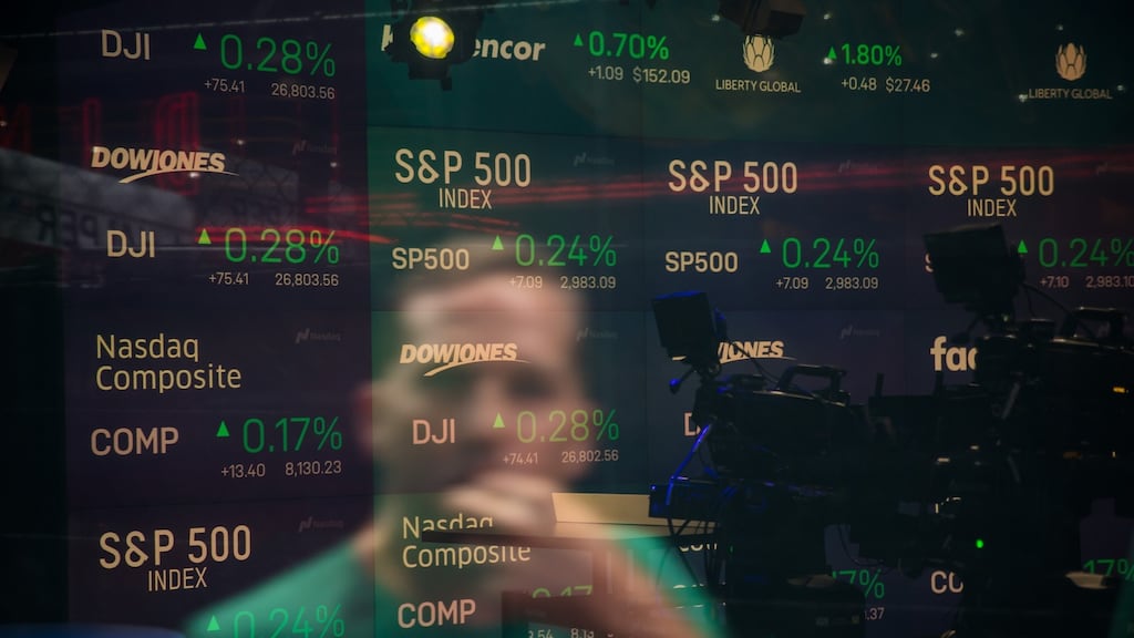 US stocks gained in early trading on Thursday after the US delayed scheduled tariff hikes on billions worth of Chinese imports. Photograph: Reuters