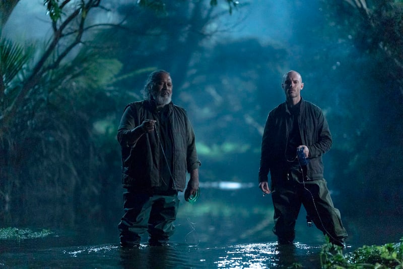 Wayne Hapi and Richard Flood in The Gone