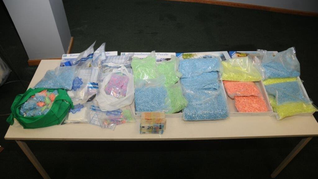 The drugs seized in Dublin on Friday. Photograph: Garda Press Office