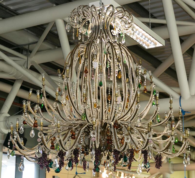 A 2m-tall chandelier from Howl At The Moon