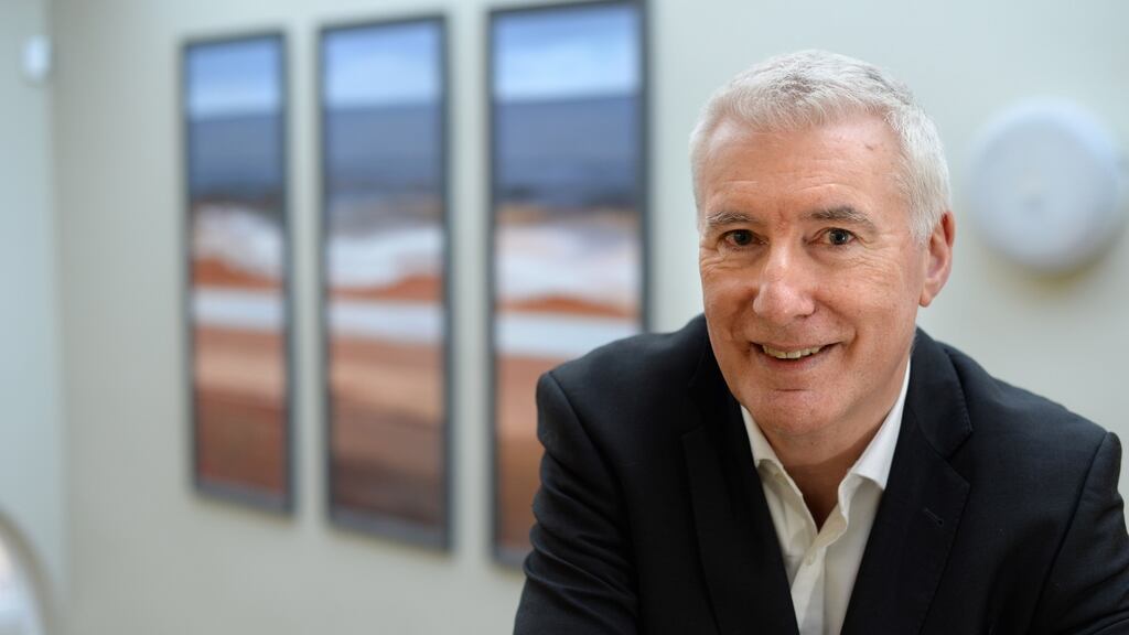 Pat Farrell, chief executive of Irish Institutional Property, at his office in Dublin. Photograph: Dara Mac Donaill