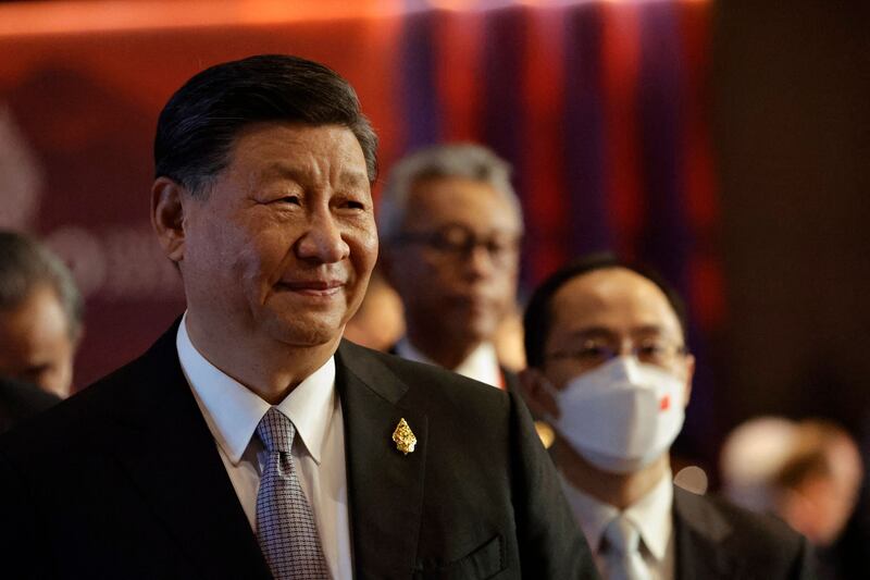 China's President Xi Jinping. When he was challenged by millions of protesters demanding democracy in Hong Kong in 2019, he responded with an uncompromising national security law that led to the arrests of dozens of activists and ultimately crushed the movement. Photograph: Willy Kurniawan/Getty Images