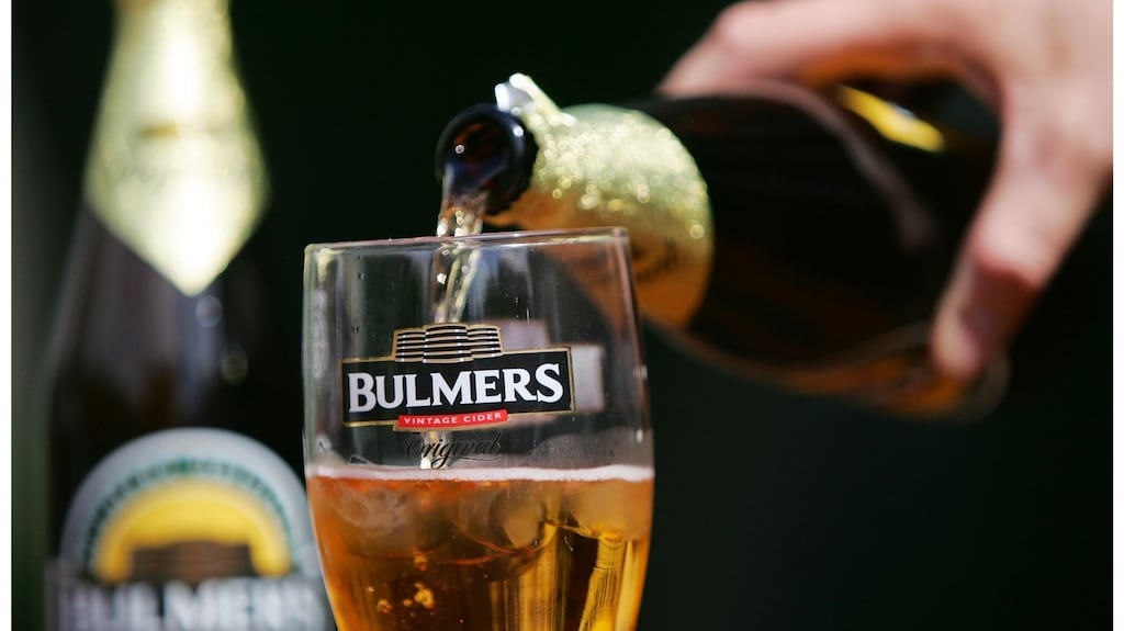 Davy expects C&C group net sales of €555.2 million, down 16 per cent year-on-year. Photograph: Bryan O’Brien