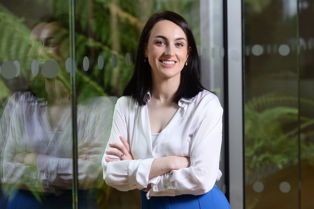 Leah McMahon, Rose of Tralee contestant and financial planner with Castle Capital. Photograph: Justin Farrelly