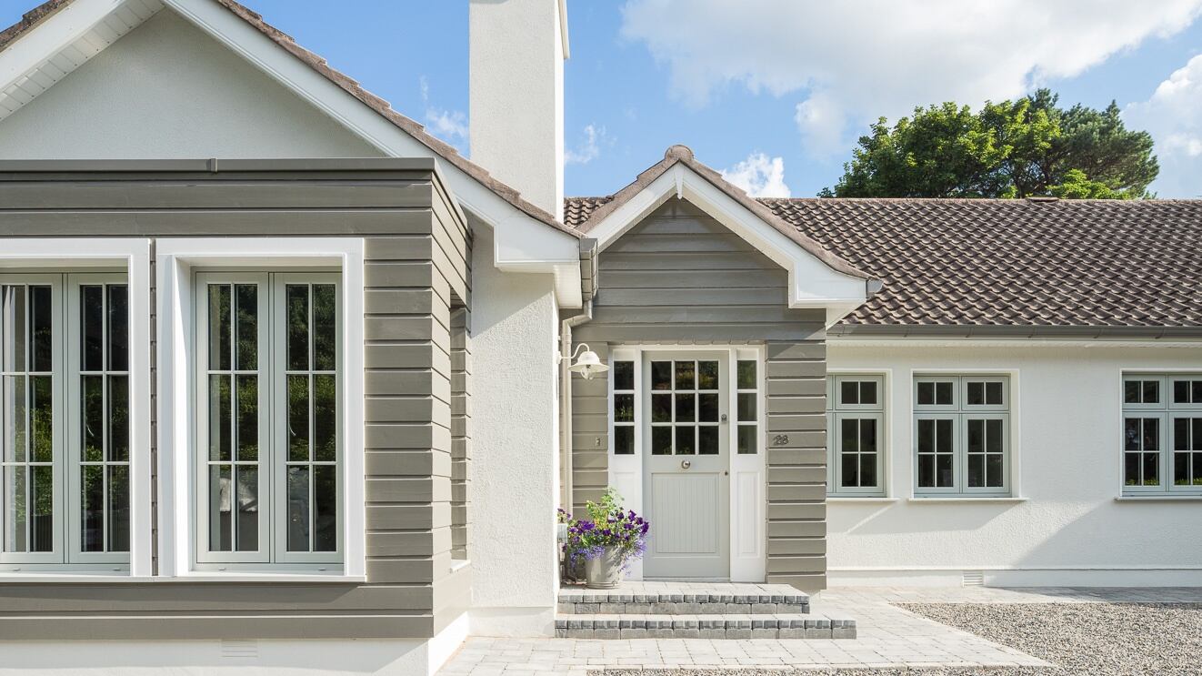 This project involved the complete refurbishment and extension of a four-bedroom bungalow, and is a great example of how to take an existing house and really make it your own