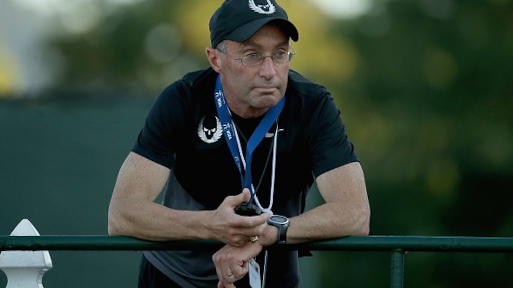 Distance running coach  Alberto Salazar was handed a four-year ban by the US Anti-Doping Agency in 2019 for a series of doping violations. Photograph: Andy Lyons/Getty Images