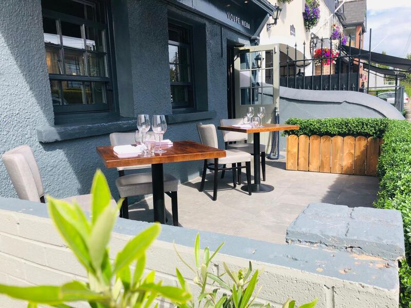Volpe Nera in Blackrock is using the heated terrace of a nearby pub