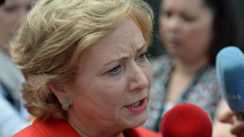 Minister for Children Frances Fitzgerald said heavy make-up and high shoes were inappropriate on young children. Photograph: Frank Miller/The Irish Times