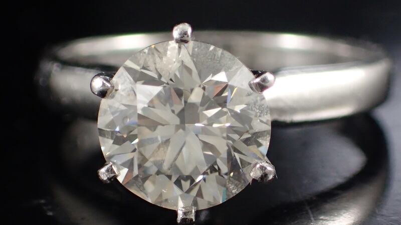 Classic diamond engagement ring, 1.60cts, €4,000-€6,000, John Weldon