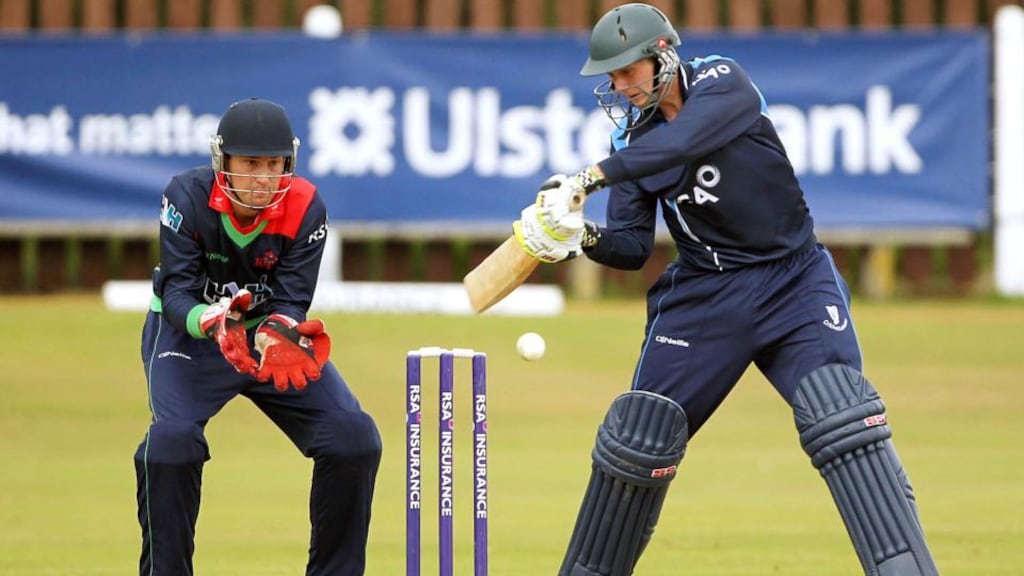 Eddie Richardson has excelled with bat and ball for Leinster Lightning in the interprovincial series this summer. Photograph: Brian Little/Inpho/Presseye