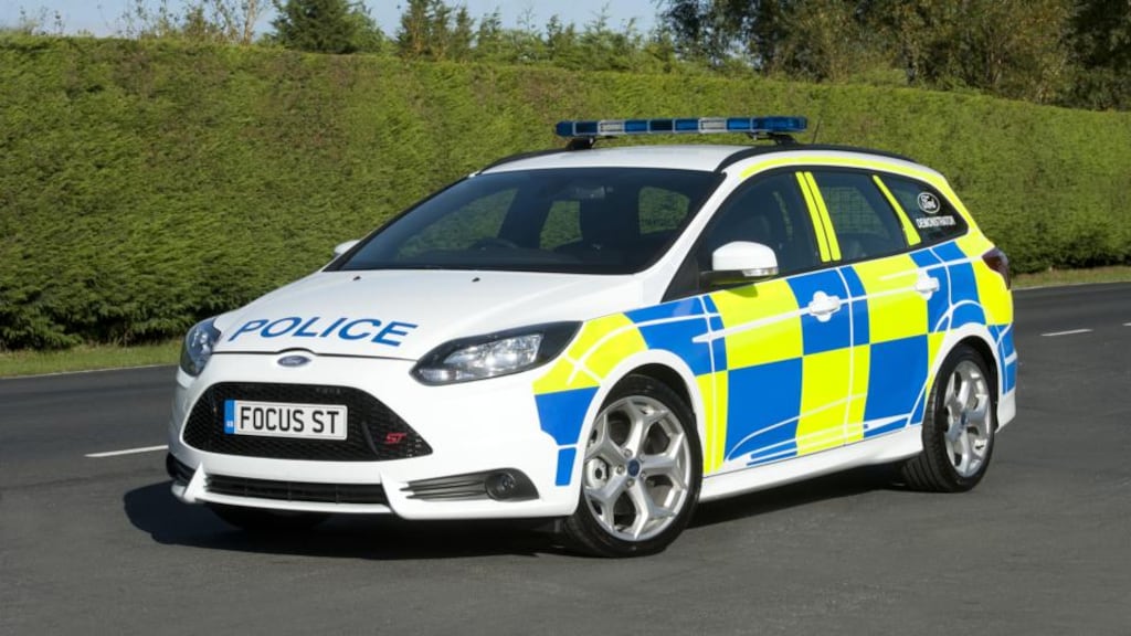 UK police forces modify their vehicles significantly, an option denied to the Gardai.
