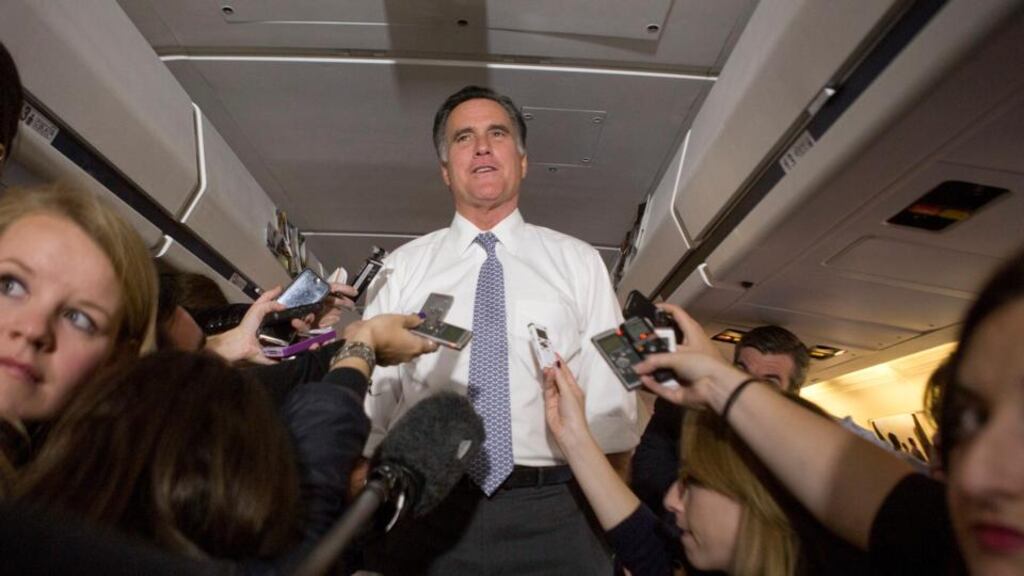 Former Republican presidential candidate Mitt Romney, who once said of workers: “I’ll never convince them they should take personal responsibility and care for their lives.” Photograph: Stephen Crowley/New York Times)