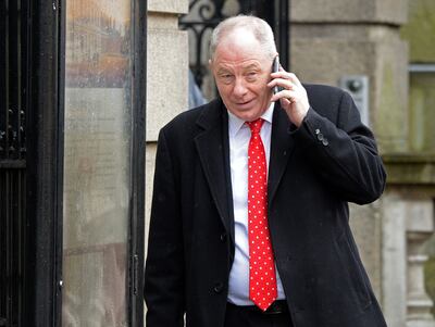 Michael Ring arriving at Leinster House, as minister of State for regional economic development. Photograph: Eric Luke