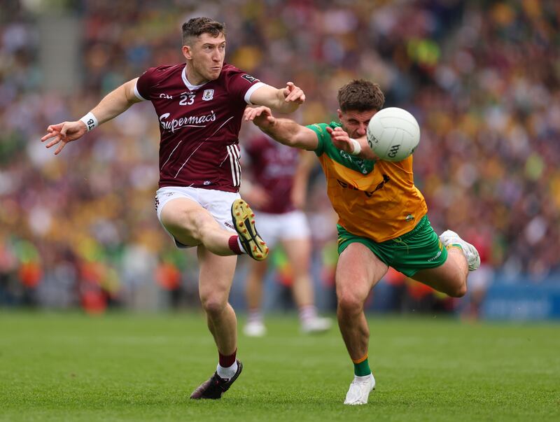 Galway’s Johnny Heaney. Their bench is impressive in depth but lacks star quality. Photograph: James Crombie/Inpho