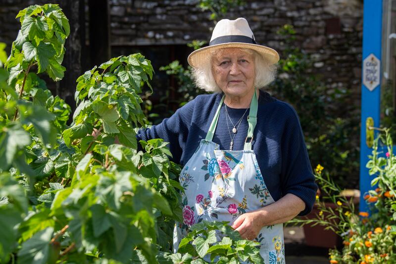 Áine Uí Dhubhshláine grows her own vegetables, sources local produce and has rewilded a large area on the sea side of the cafe. Photograph: Domnick Walsh
