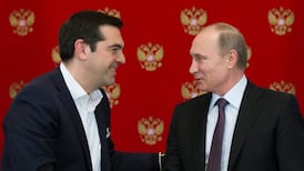 Greek PM Tsipras in Kremlin for talks but does not request aid
