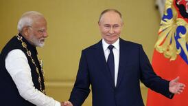 Ukraine condemns Indian leader for embracing Putin after deadly missile barrage
