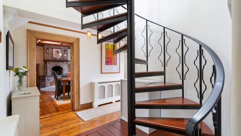Staircase to first-floor bedroom