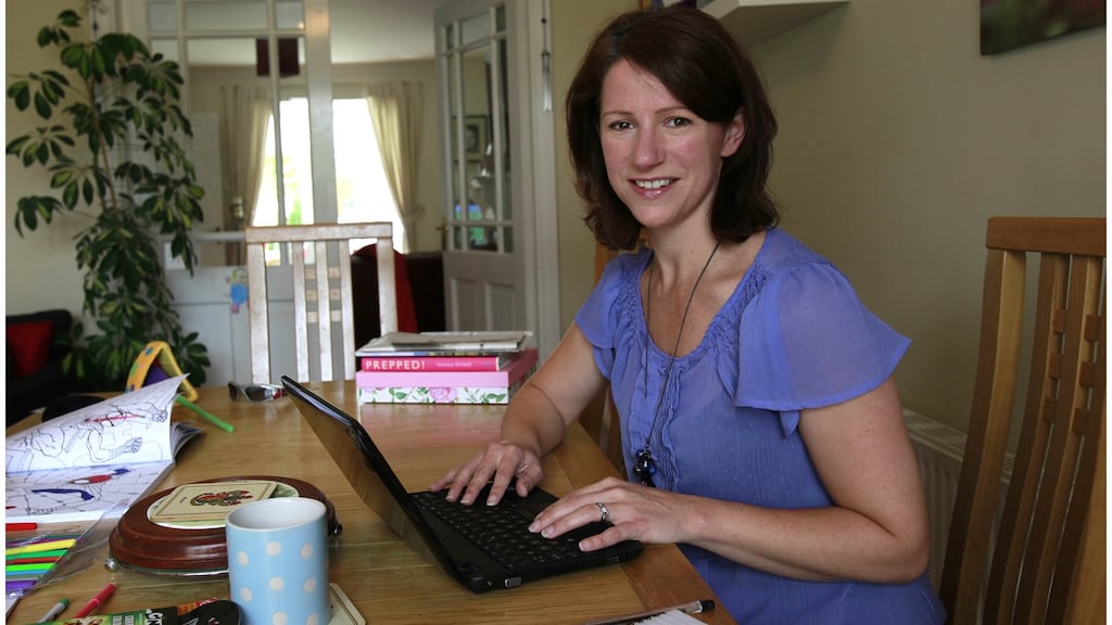 Hazel Gaynor photographed at her home in Kilcullen, Co Kildare. Photograph: Brenda Fitzsimons/The Irish Times