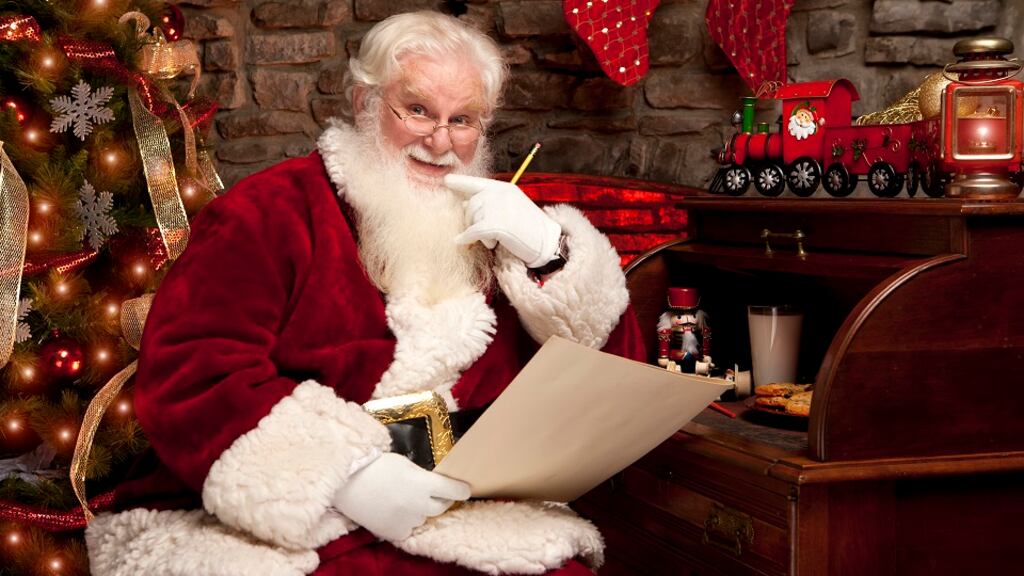 Santa checked out everyone's questions and he thought they were all brilliant. Photograph: Getty Images