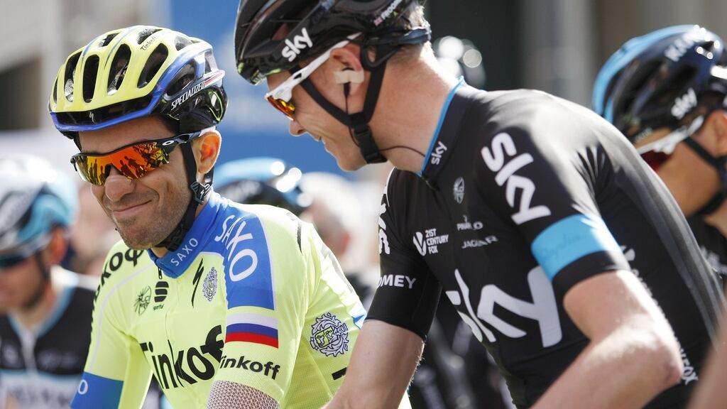 Alberto Contador: “Of course I feel some sympathy for Froome. During the Tour you put in an incredible effort. And to lead the race takes even more. I still think cycling is a beautiful sport but some people just want to disturb the race. It’s sad.”