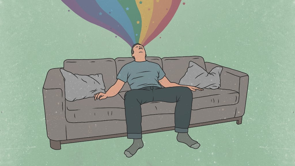 On occasions it’s like your mind has been hijacked. Or as soon as you go to sleep, your mind slips out of your brain and takes magic mushrooms. Photograph: Getty Images