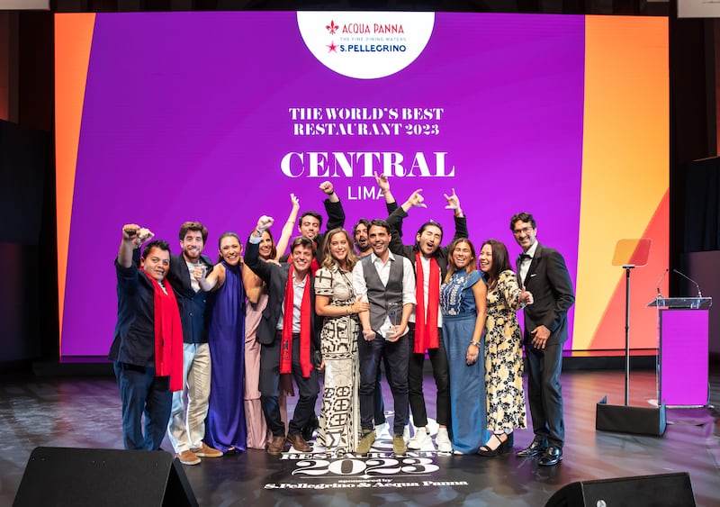 The team from Central, in Lima. The Peruvian eatery won this year's World's Best Restaurant at the gala in Valencia. Photograph: David Holbrook Photography
