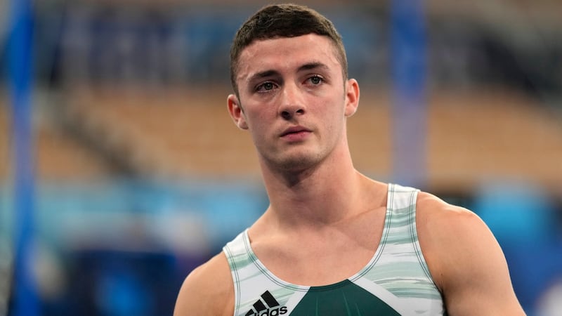 Rhys McClenaghan eloquently demonstrated that the Olympics are not always the best moment of your life. Photograph: John Cowpland/Inpho/Photosport