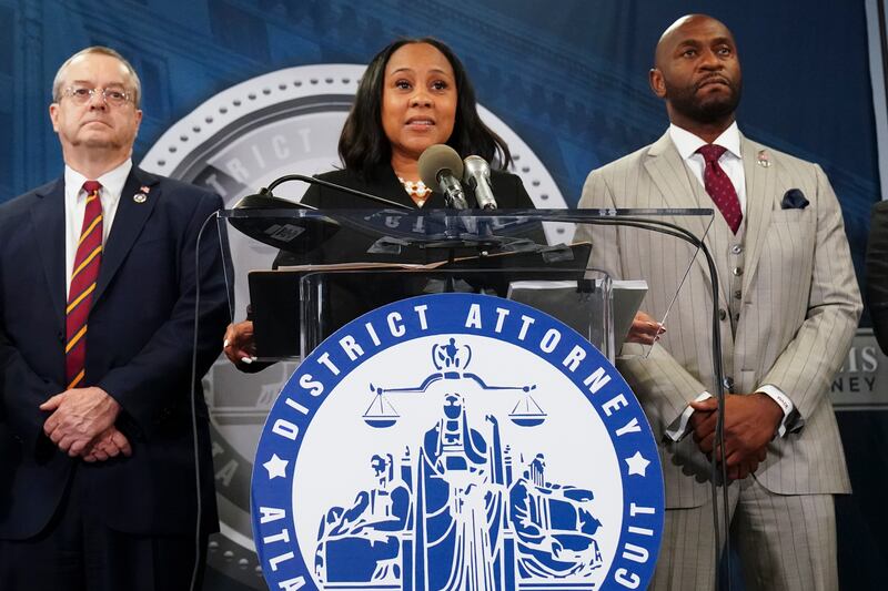 Fulton County District Attorney Fani Willis. Photograph: John Bazemore/AP Photo