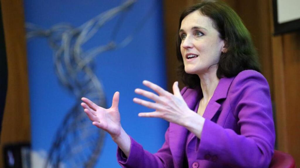 Theresa Villiers, Northern Secretary, says unless the disagreement over welfare in the North is solved, all sides are in “a pretty serious situation”. Photograph: Kelvin Boyes/Press Eye.
