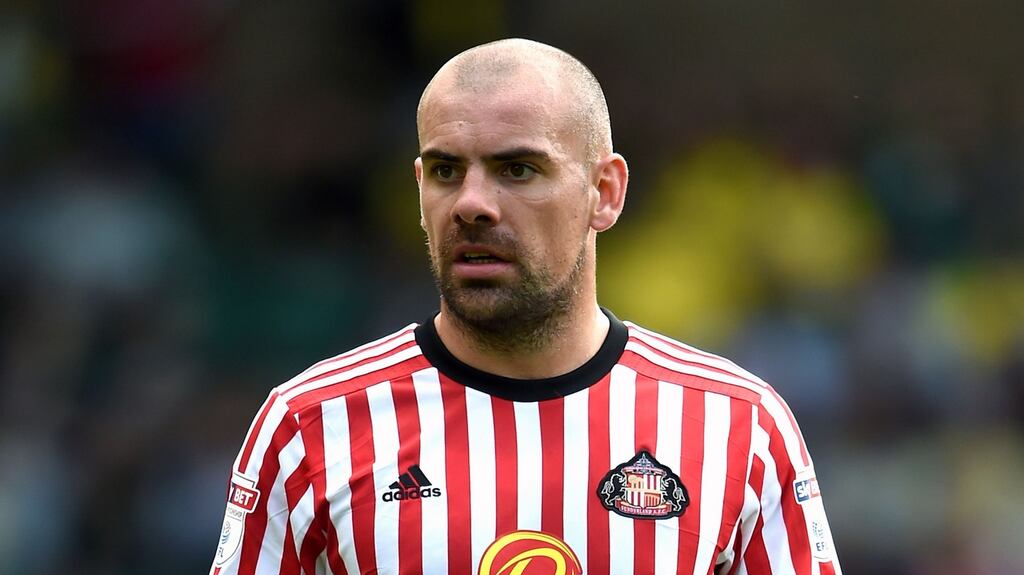 Sunderland midfielder Darron Gibson has left the club by mutual consent. Photo: Joe Giddens/PA Wire