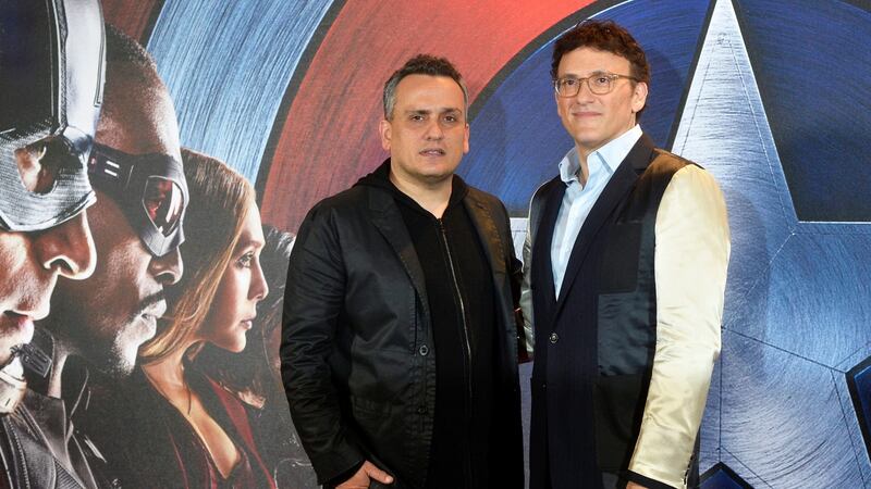 Directors Joe Russo and Anthony Russo at a photocall for ‘Captain America: Civil War’ in London. Photograph: Hannah McKay/EPA