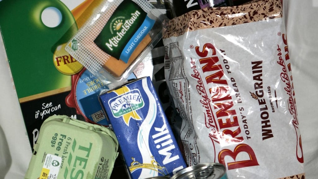 There have been reports of people washing their groceries before storing them or leaving products in quarantine for 72 hours. Photographer: Dara Mac Dónaill