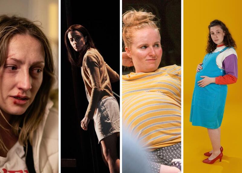 Best-actress nominees Sarah Morris, Maeve Fitzgerald, Lauren Larkin and Hazel Clifford