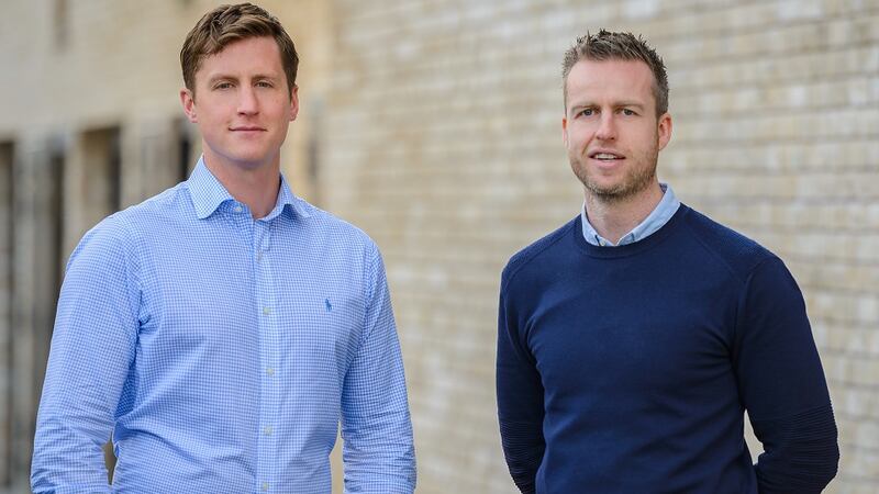 Moovingo co-founders Jack Brady (left) and Tony Deane