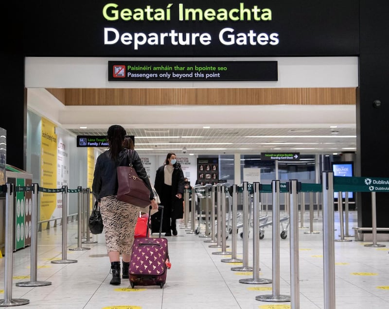 Omicron concerns: Tánaiste Leo Varadkar says he expects Nphet to recommend more restrictions on international travel. Photograph: Colin Keegan/Collins