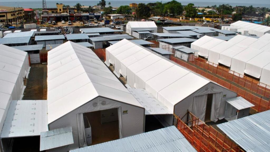 A 100-bed Ebola treatment centre in Liberia’s capital Monrovia. Luca Zaia, governor of the north-eastern Veneto region in Italy, this week called on US authorities to repatriate all US miliary personnel who have served in the country. Phoyograph: Reuters